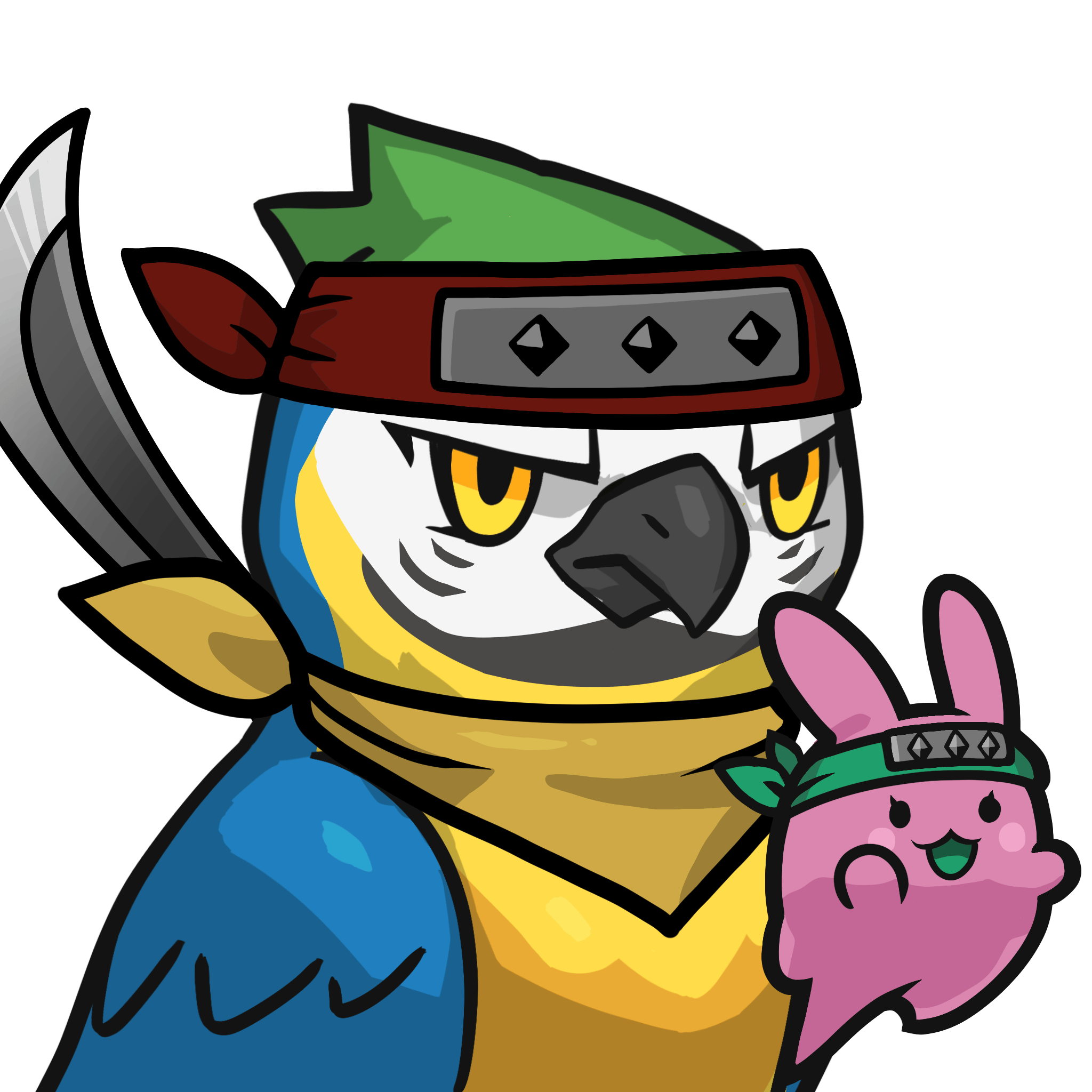Narukami-Blue-and-white macaw #07853