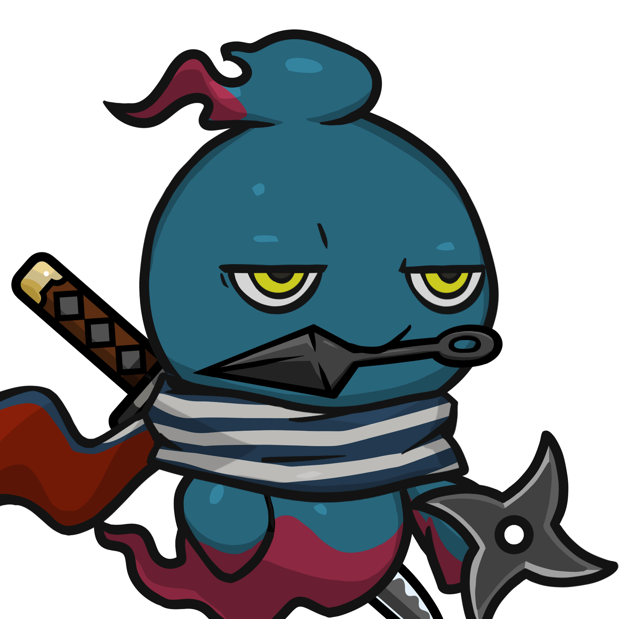 Mitama-Darkblue(kunai) #07997