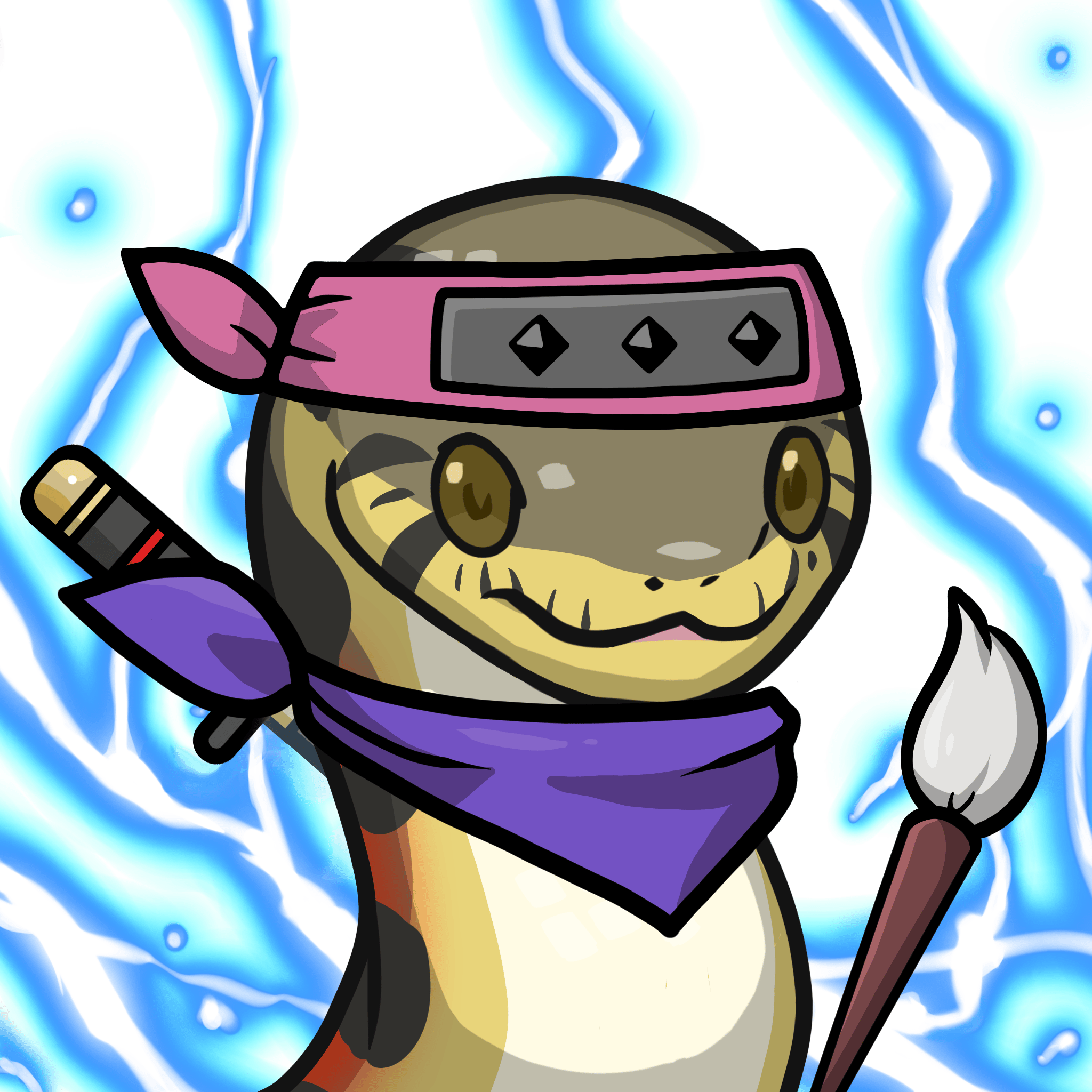 Orochi-Ringed grass snake #08171
