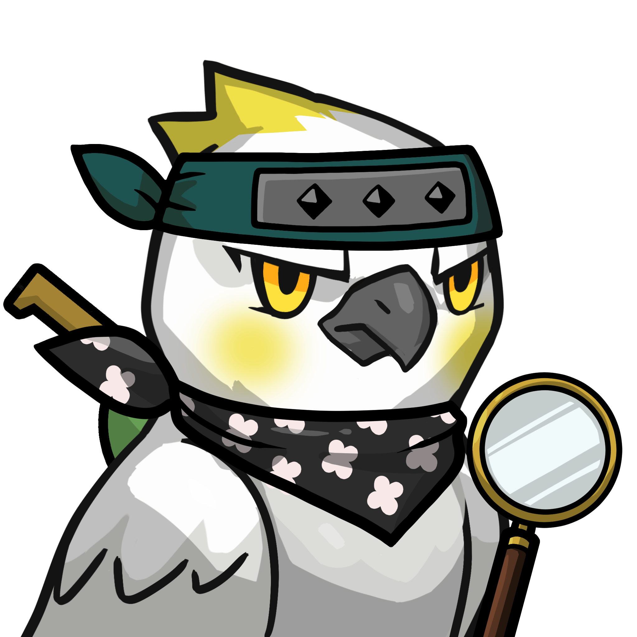 Narukami-Yellow-crested cockatoo #08290
