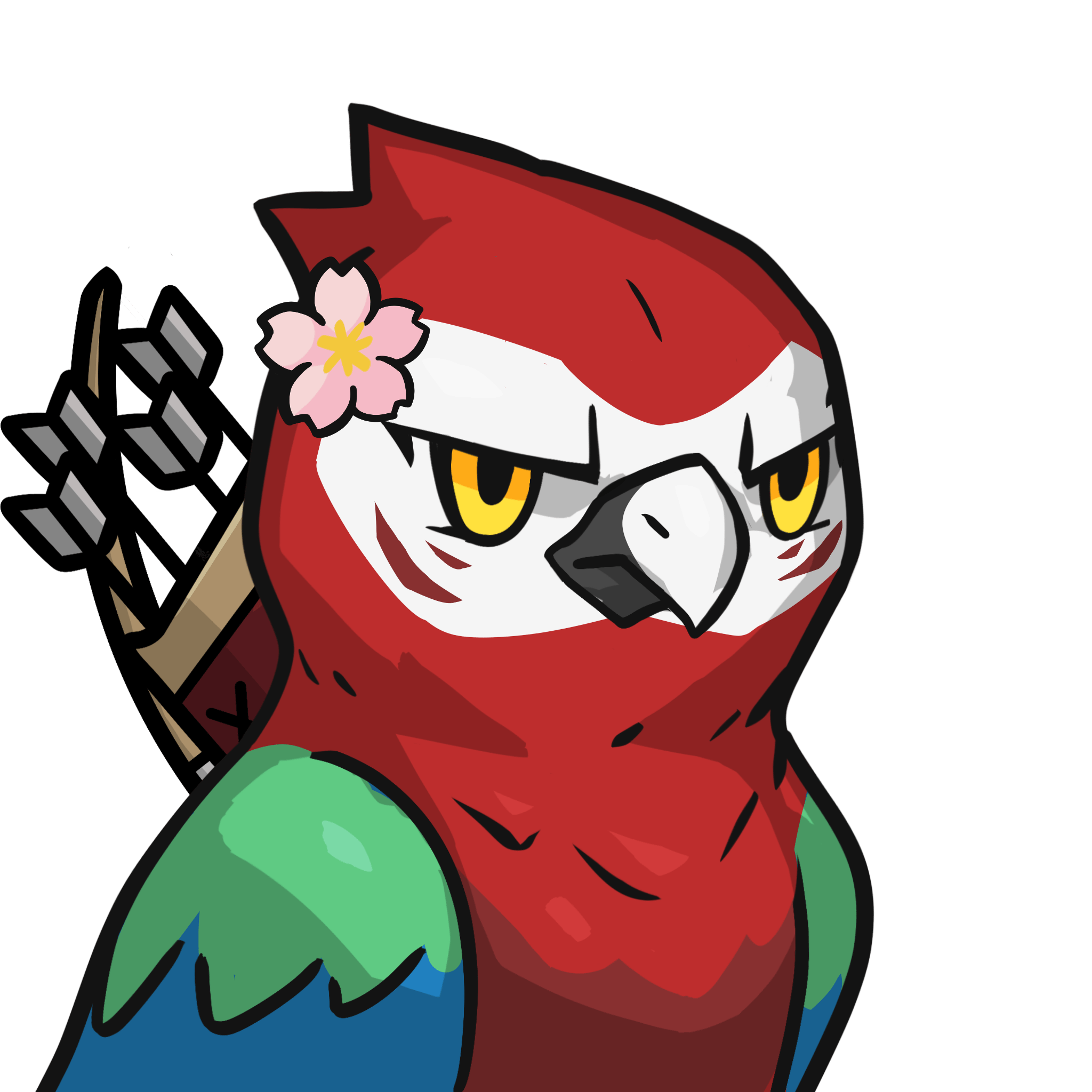 Narukami-Scarlet macaw #08315