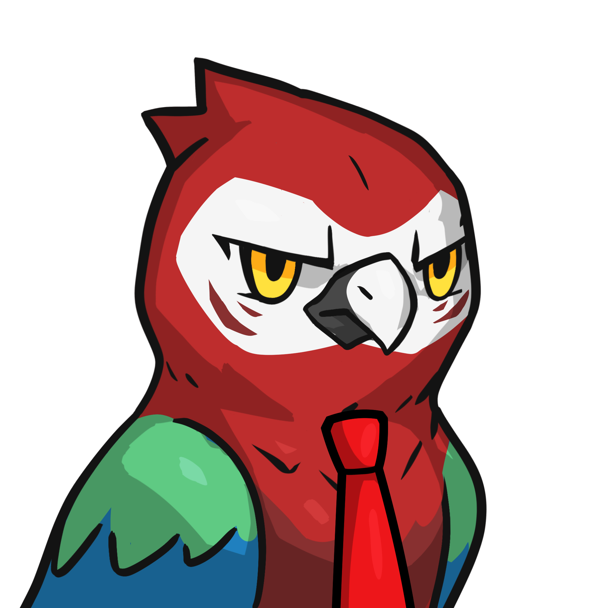 Narukami-Scarlet macaw #08389