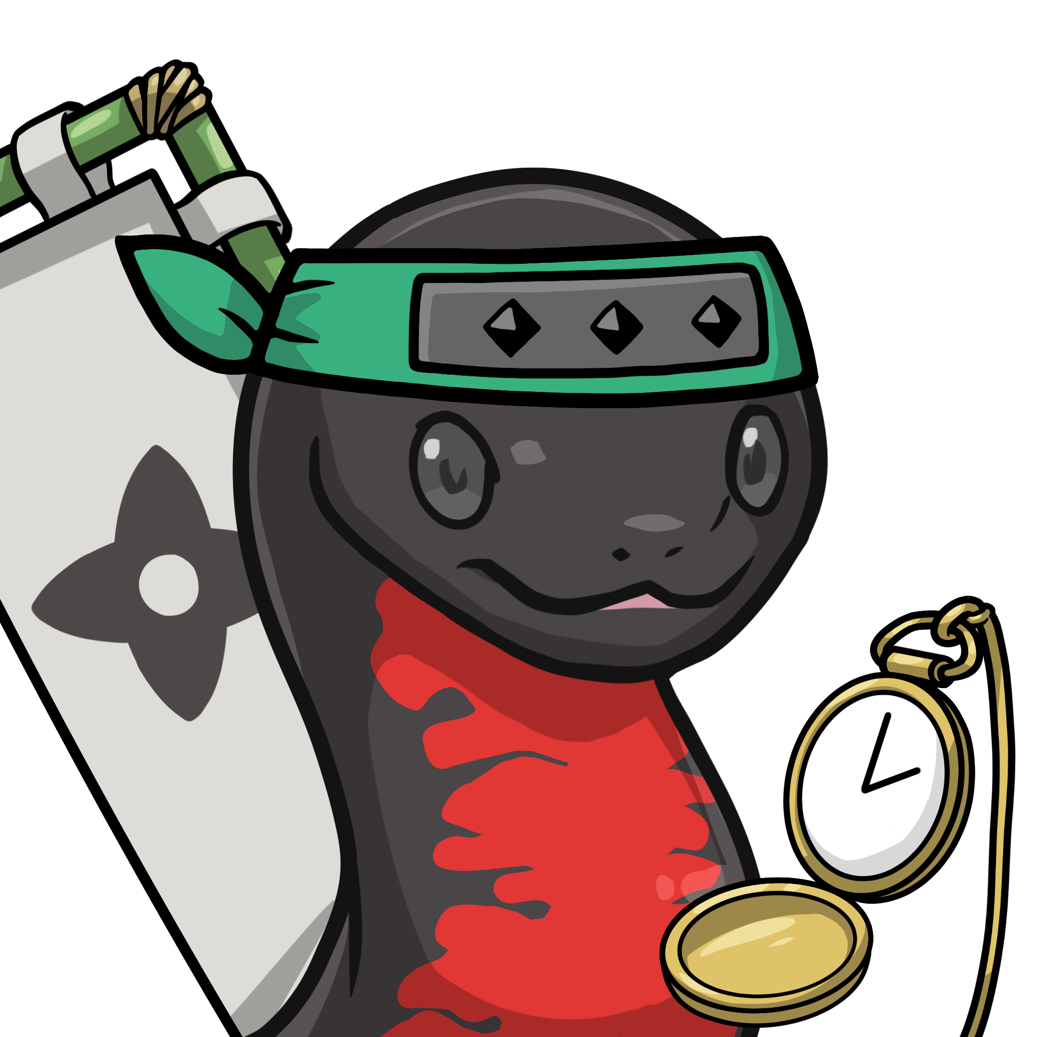 Orochi-Red-bellied newt #08509