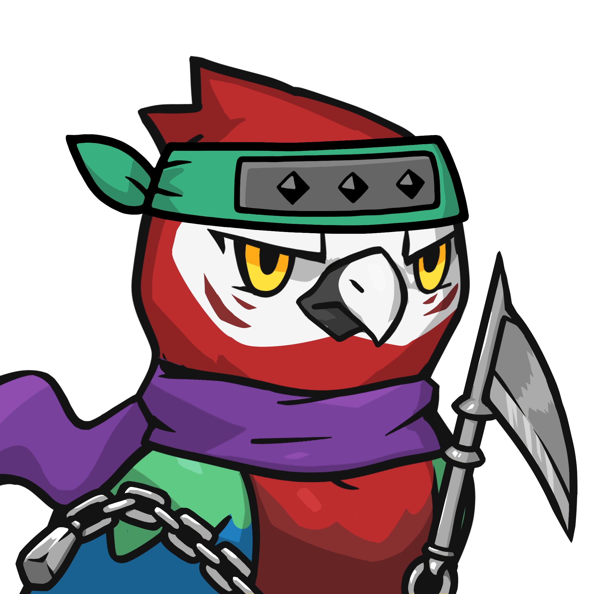 Narukami-Scarlet macaw #08554