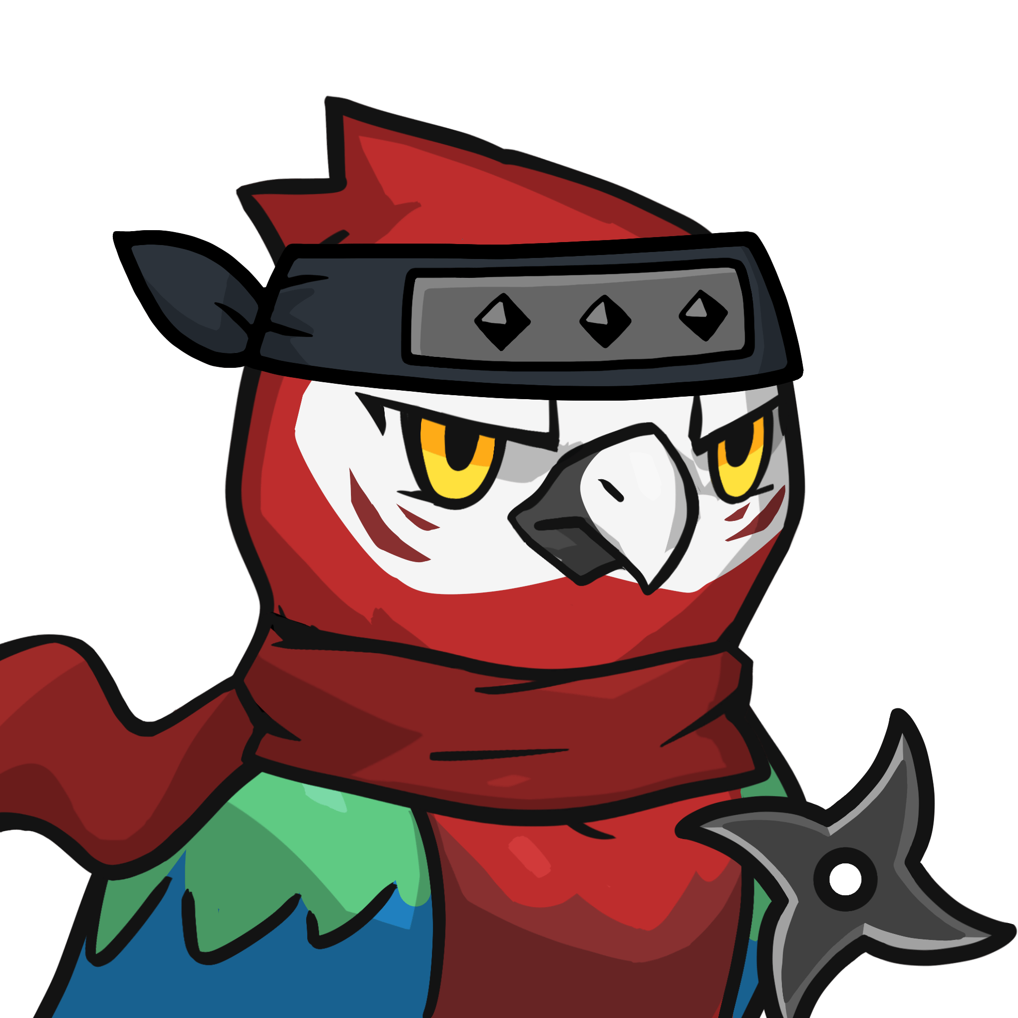 Narukami-Scarlet macaw #08610
