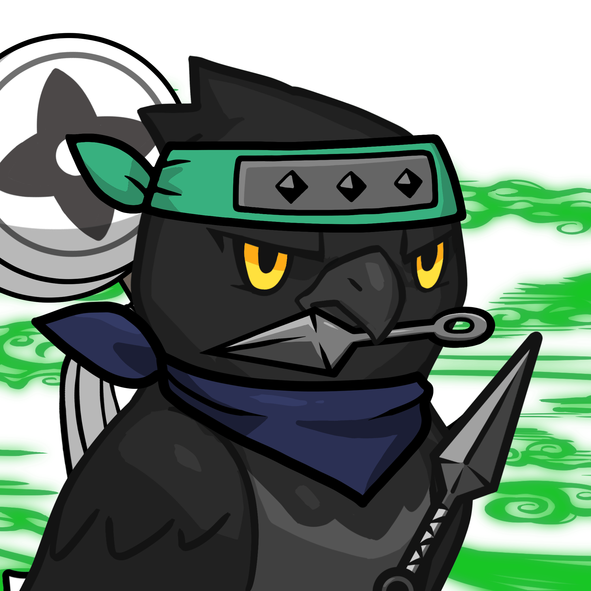 Narukami-Crow(kunai) #08627