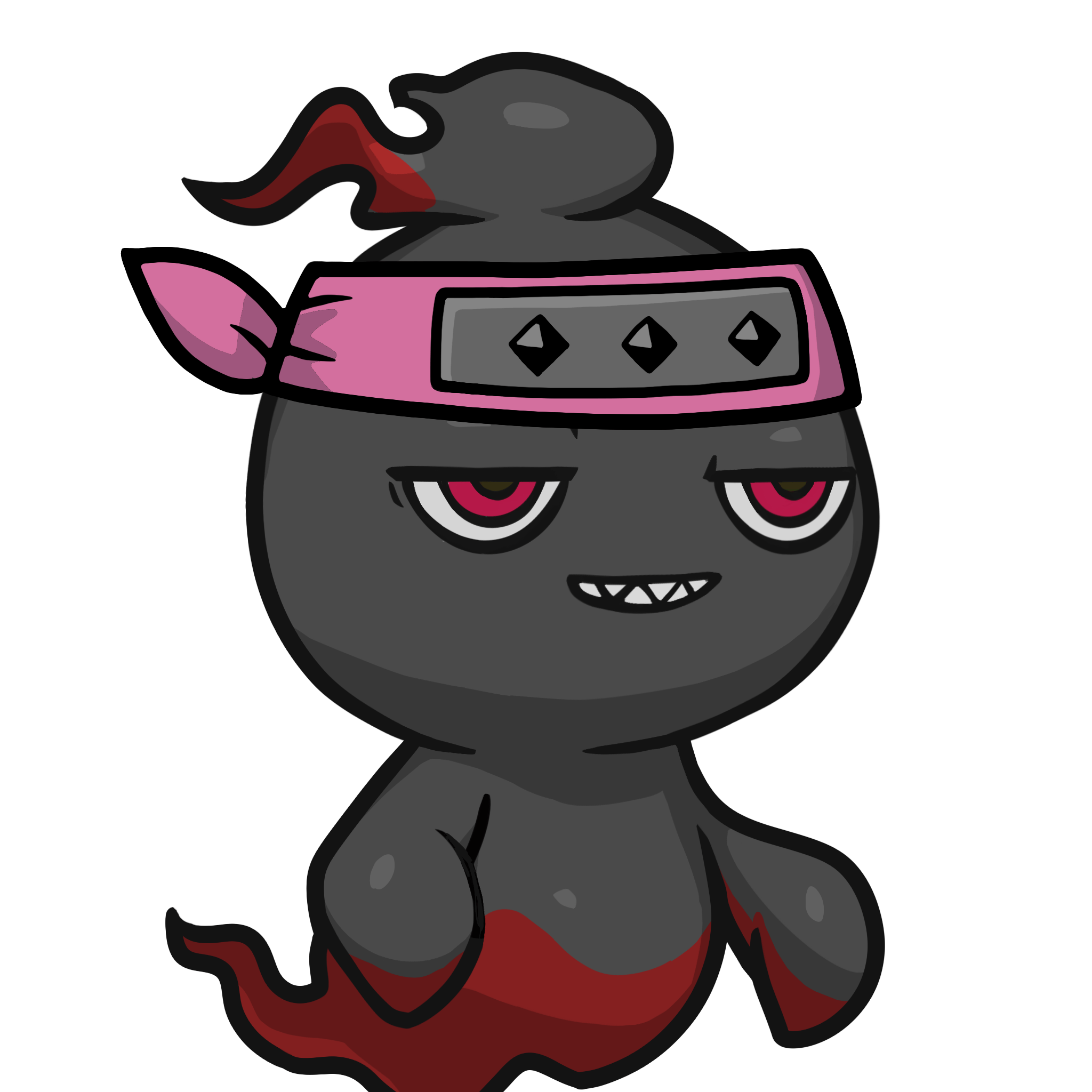 Mitama-Black_Red #08809