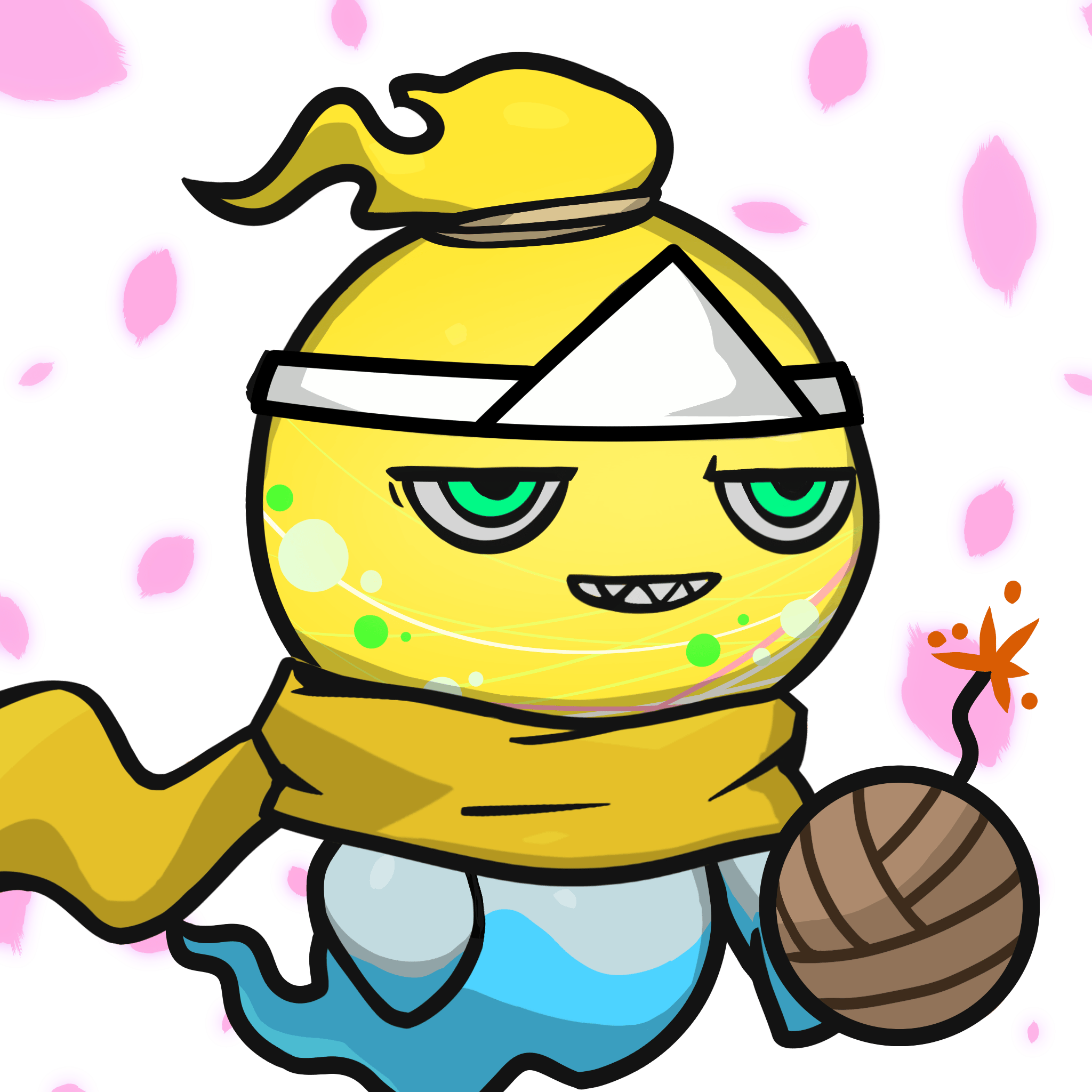 Mitama-Water balloon yo-yo(yellow) #08834