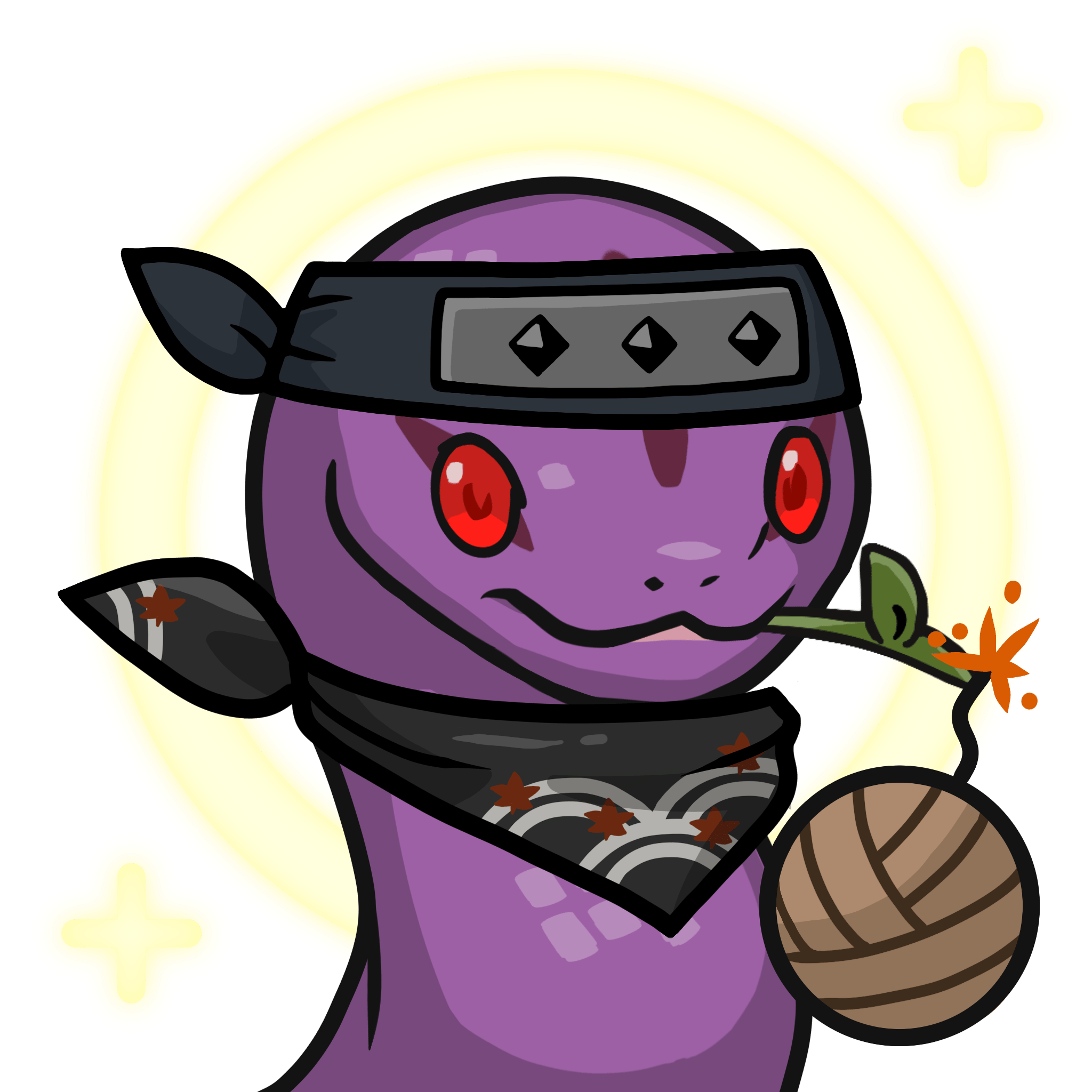 Orochi-Purple(leaf) #08870