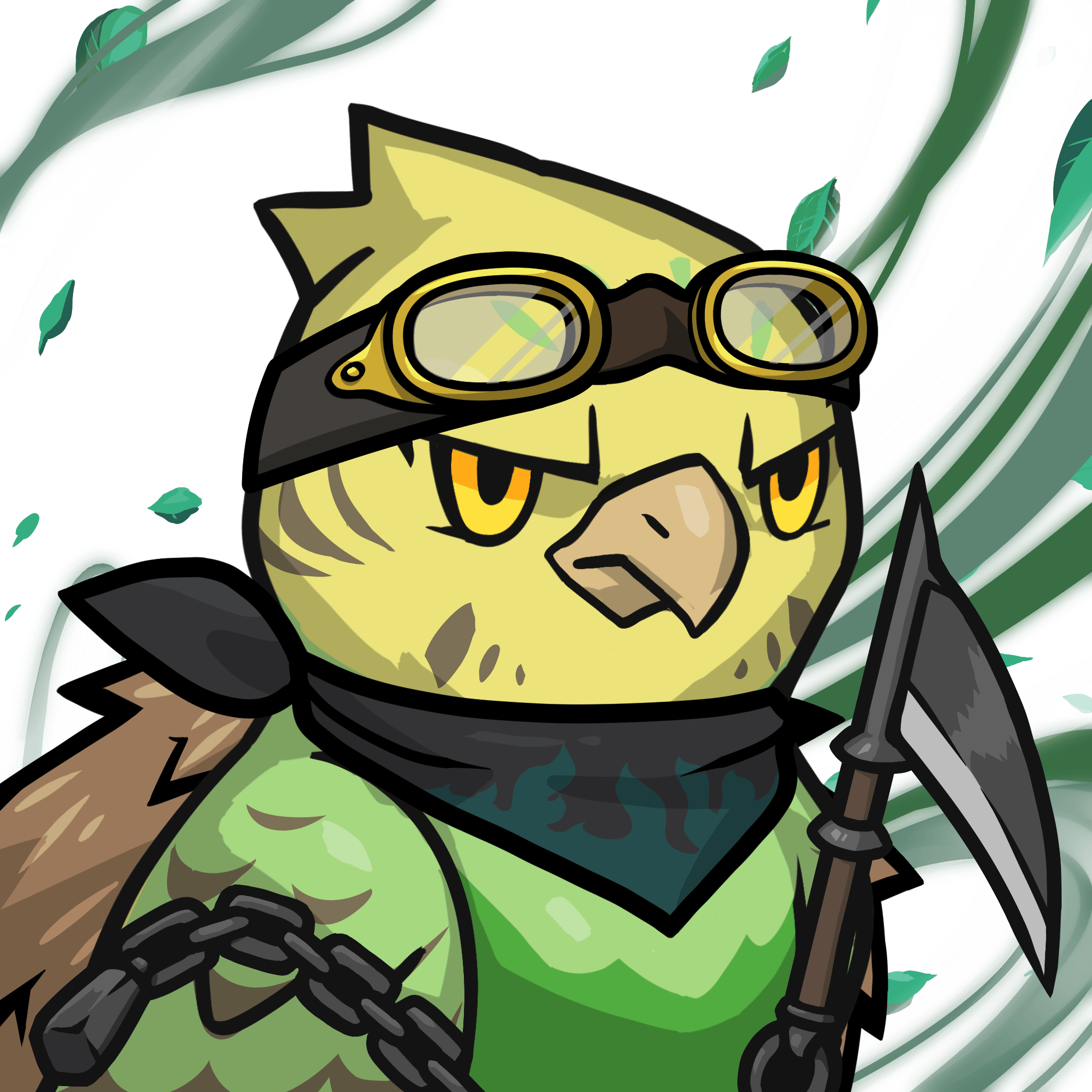 Narukami-Yellow budgie #08992
