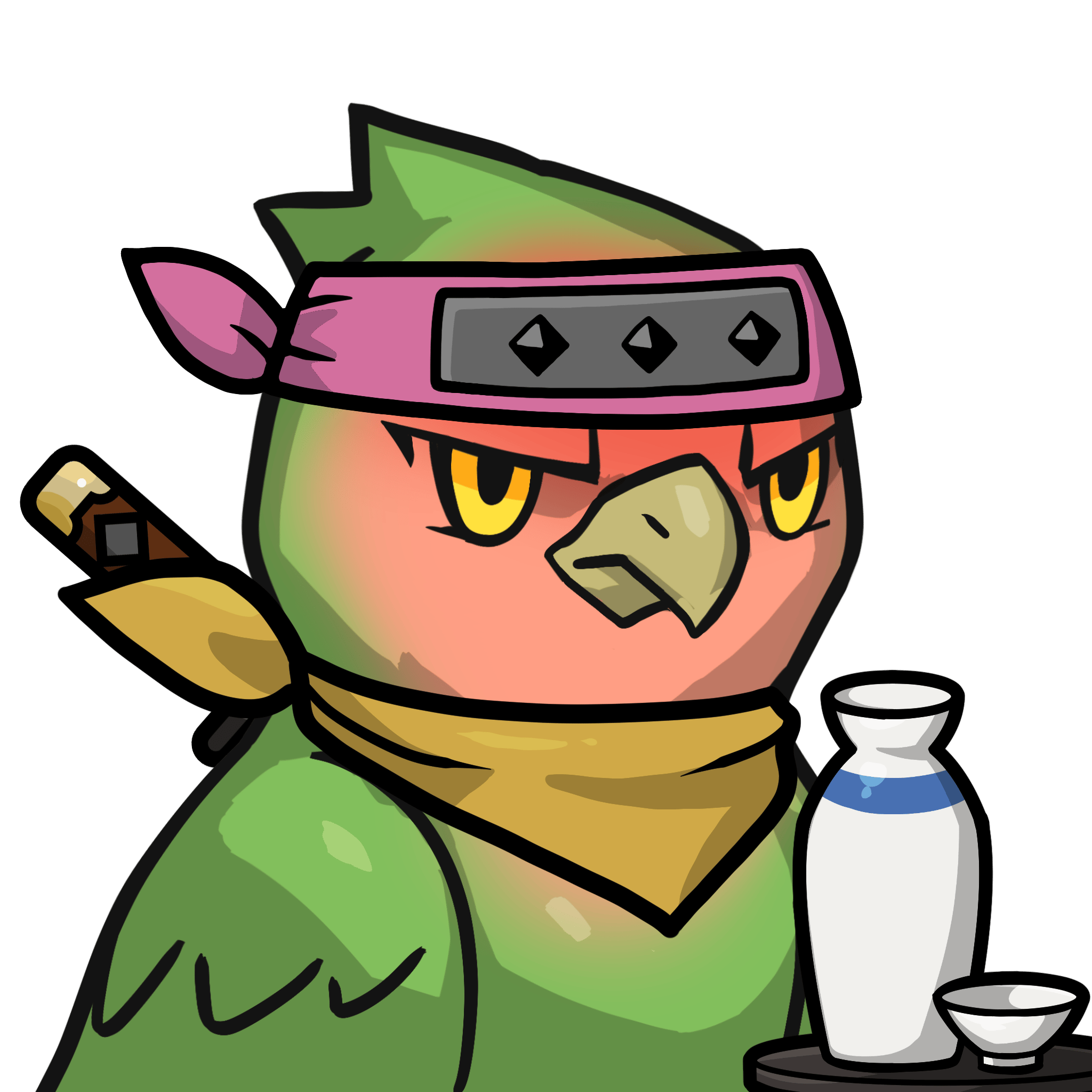 Narukami-Rosy-faced lovebird #09022