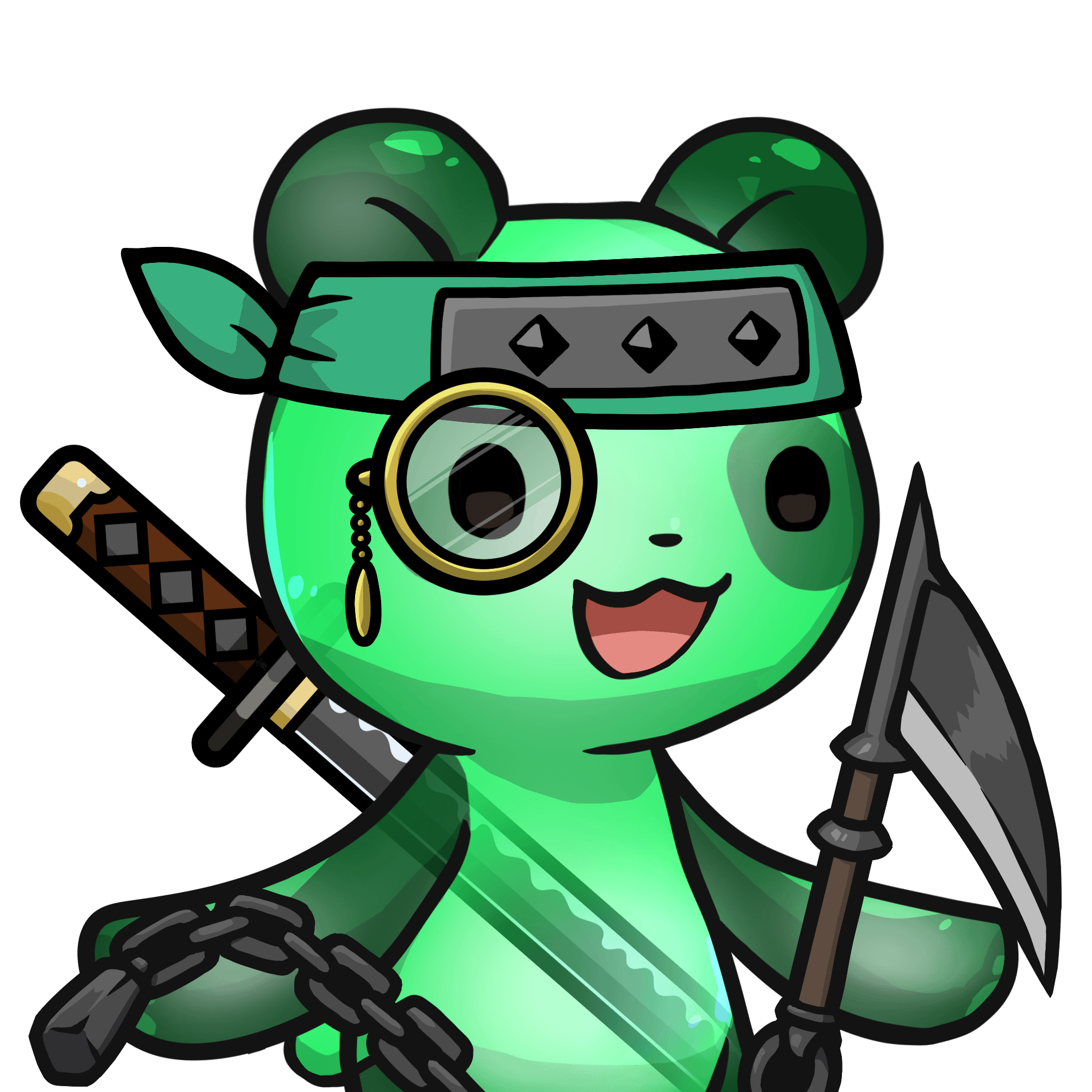 Leelee-Gummypanda-melon #09315