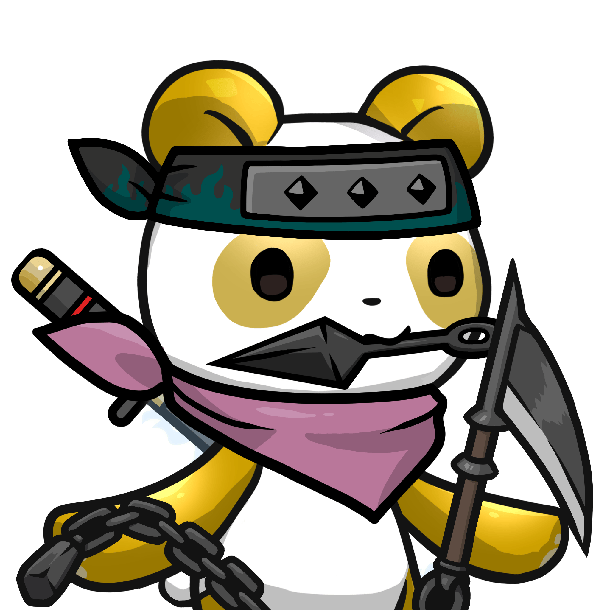 Leelee-Gold01(kunai) #09512
