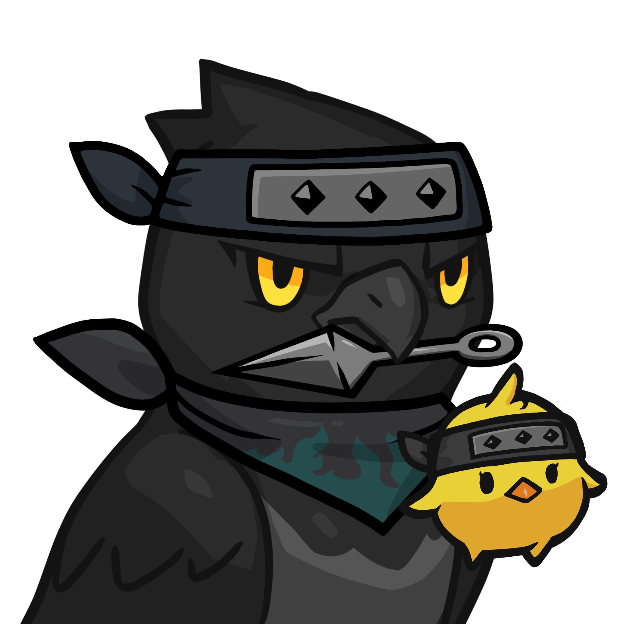 Narukami-Crow(kunai) #09568