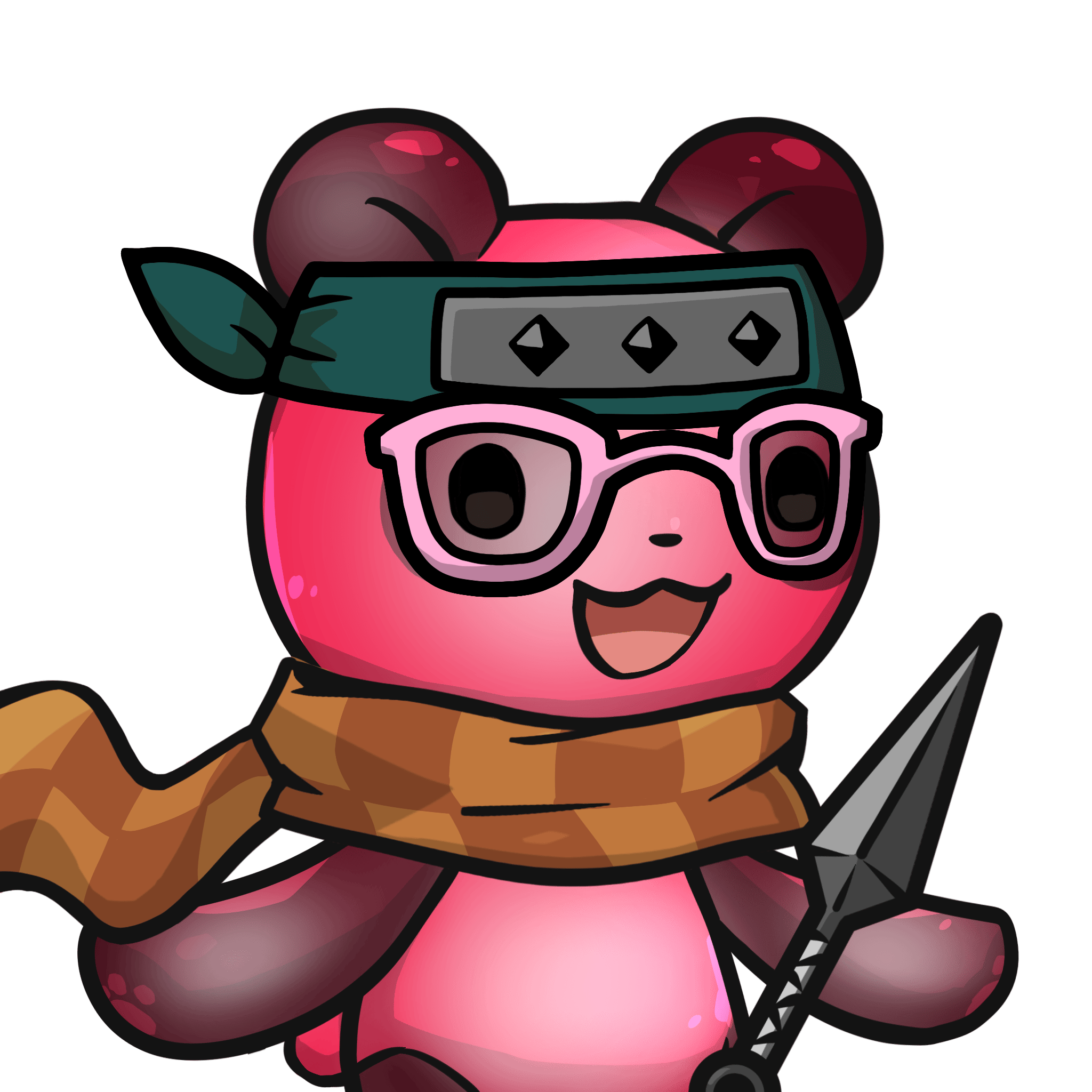 Leelee-Gummypanda-strawberry #09627