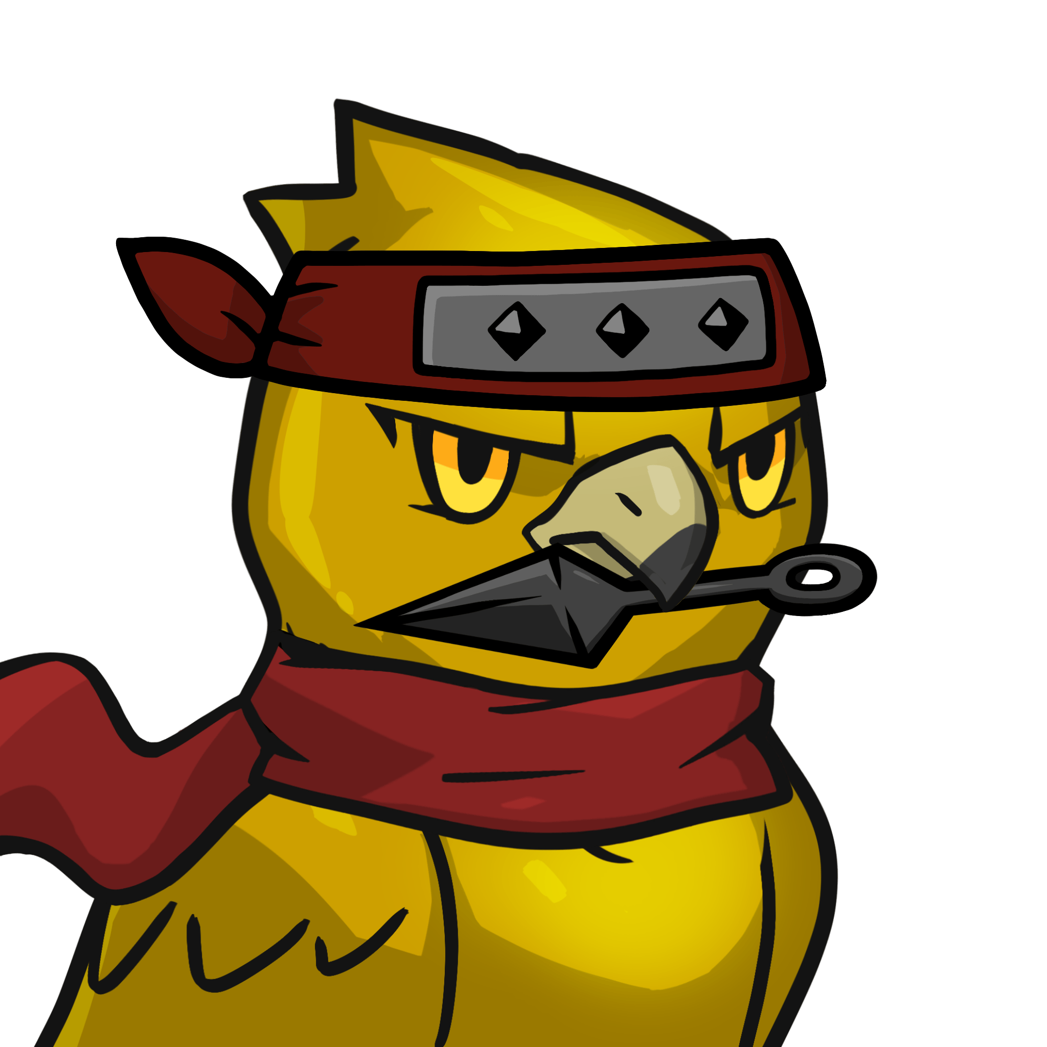 Narukami-Gold(kunai) #09629